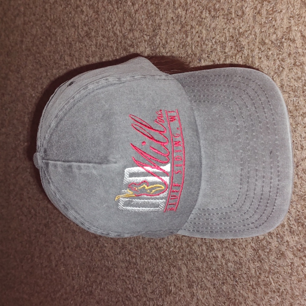 Gin Mill Inc. Bluff Siding, WI Embroidered Strapback Hat Cap